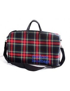 Bolsa Fin de Semana Escocés Negro