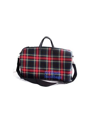 Bolsa Fin de Semana Escocés Negro