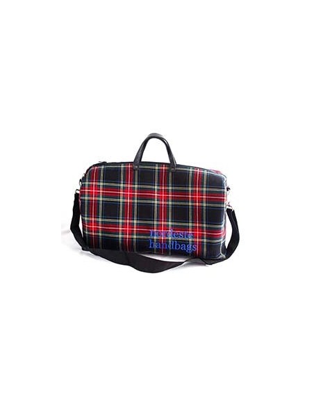 Bolsa Fin de Semana Escocés Negro