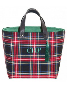 Shopper Escocés Negro