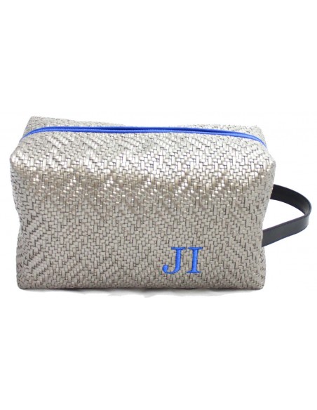 Neceser Hombre Rejilla Plata
