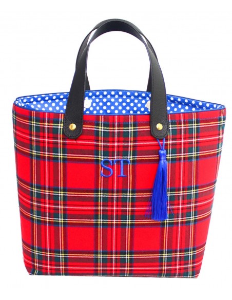 Shopper Escocés Rojo