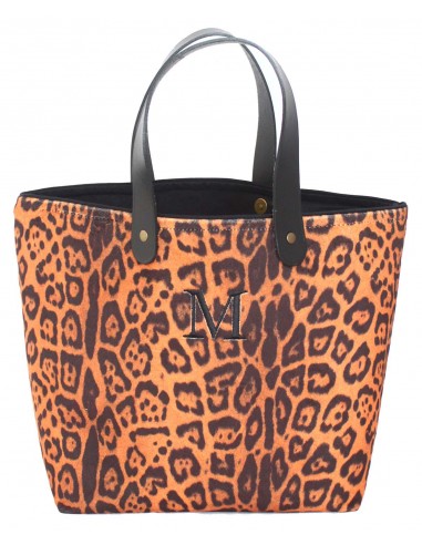 Shopper Leopardo Naranja