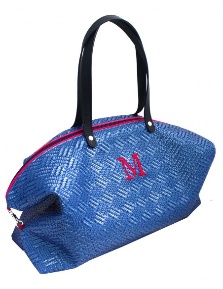 Bolso de Mamá Rejilla Azul